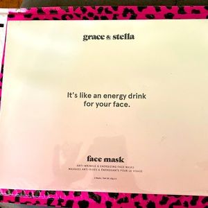Grace&Stella Anti-Wrinkle & Energizing Face Masks (6 in box)
